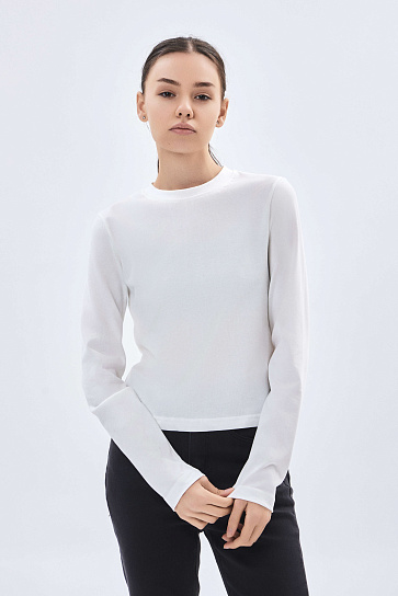 Женская футболка длинный рукав AW23WBS-27016-145983 фото